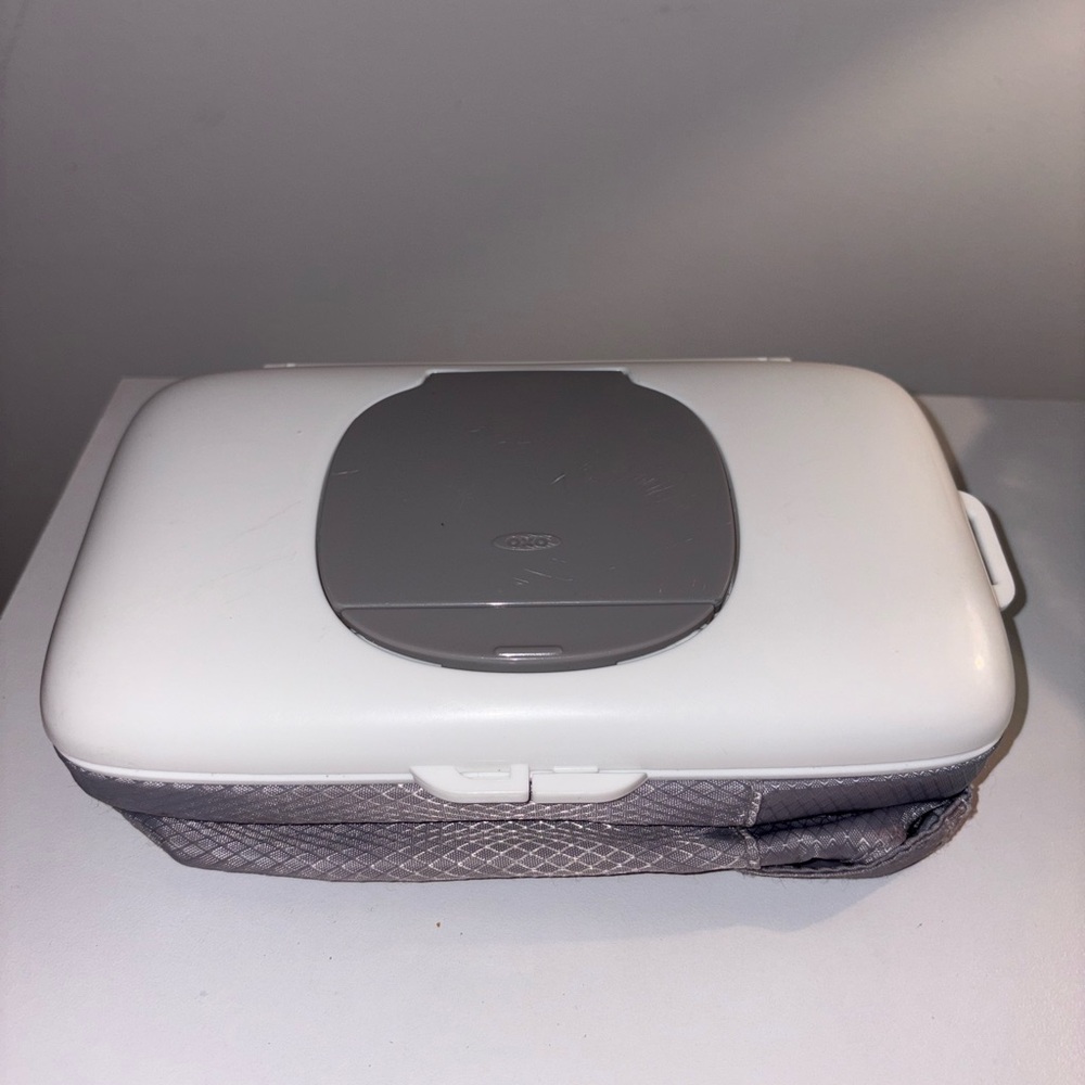 Baby & Toddler OXO Tot On-the-Go Wipes Dispenser with Diaper Pouch Gray/White